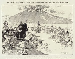De grote uitbarsting van de Vesuvius: het bezweren van de woede van de berg door Riccardo Pellegrini