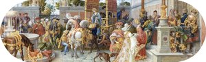 Een Florentijns Festival: De Aankomst van de Gasten