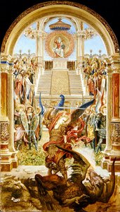 Sint Michaël die de Draak Doodt