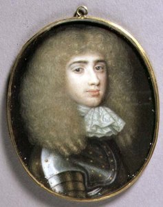 Portretminiatuur van Robert Porter, ca. 1660 door Richard  Gibson