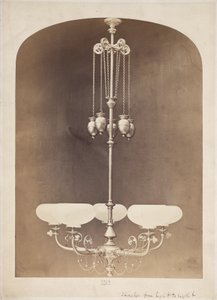 Gaslamp, ca. 1880 door John Pardon