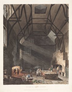 Keuken van Trinity College, Cambridge, begin 19e eeuw
