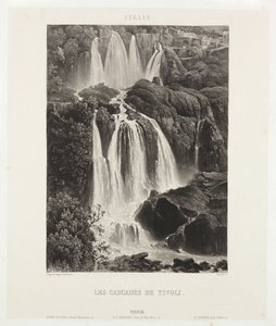 Les Cascades de Tivoli, ca. 1841 door John Pardon