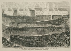 Victoria Falls, Afrika, c 1855 door John Pardon
