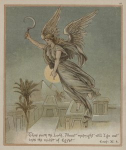 Engel van vernietiging in Egypte