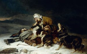 Verdwaald in de storm door Richard Ansdell