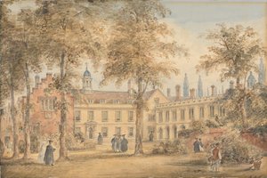 Trinity Hall vanuit de tuin, Cambridge