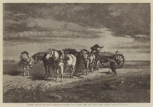 Zand Laden-Pas de Calais, Dreigend Weer, van de Tentoonstelling van de Koninklijke Academie van vorig jaar