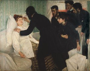 Hypnotische seance, 1887 door Richard Bergh