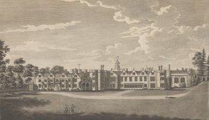 Knole, nabij Sevenoke, in het graafschap Kent, voorheen een paleis behorend tot de aartsbisschop door Richard Bernard Godfrey