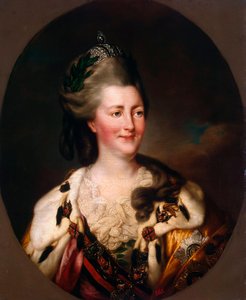 Portret van keizerin Catharina II, 1729-1796, 1782