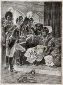 Sri Vikrama Rajasinha, koning van Kandy (Sri Lanka) afgezet door de Engelsen in 1815, 1924