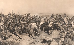 De Charge van de 21e Lancers bij de Slag om Omdurman
