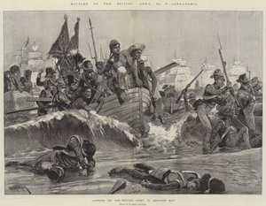 Slagen van het Britse leger, Alexandrië (gravure) door Richard Caton II (after) Woodville
