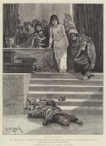 "Cleopatra," door H. Rider Haggard (gravure) door Richard Caton II (after) Woodville