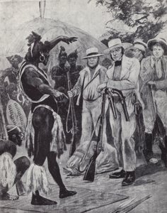 Francis Farewell van The Farewell Trading Company, oprichter van de Port Natal-kolonie in Zuid-Afrika door Richard Caton II (after) Woodville
