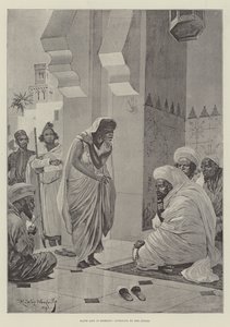 Slavenleven in Marokko, een beroep doen op de rechters door Richard Caton II (after) Woodville