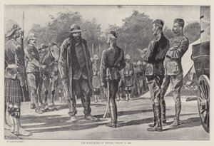De overgave van Cronje, 27 februari 1900 door Richard Caton II (after) Woodville