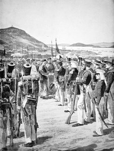 De Overdracht van Hong Kong aan de Britten in 1841 door Richard Caton Woodville