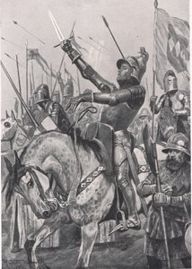 De Dood van Henry Hotspur, 21 juli 1403, illustratie uit 