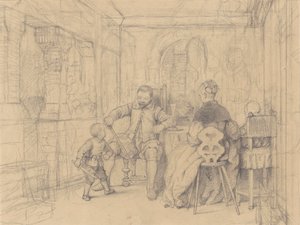 De schermles door Richard Caton Woodville