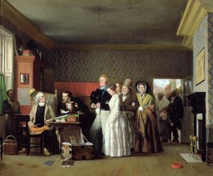 De bruiloft van de zeeman, 1852 door Richard Caton Woodville