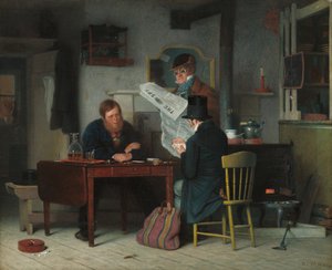 Wachten op de Postkoets door Richard Caton Woodville