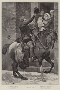 Kerstbuit door Richard Caton Woodville junior