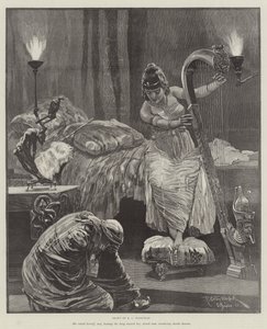 Cleopatra, door H Rider Haggard door Richard Caton Woodville junior