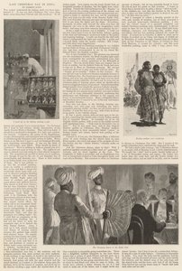 Laatste Kerstdag in India door Richard Caton Woodville junior