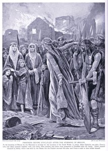 Gevangenen voor koningin Ethelred, jaren 1920 door Richard Caton Woodville junior