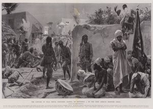 De verovering van Yola, Benue, Noord-Nigeria, op 2 september, door de West African Frontier Force