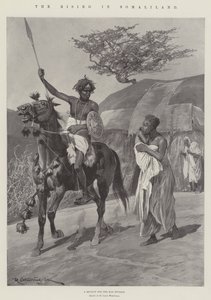 De opstand in Somaliland door Richard Caton Woodville junior