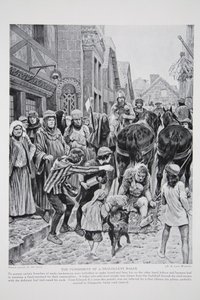 De straf van een frauduleuze bakker, illustratie uit 