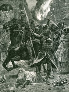 Het resultaat van de erkenning van Willem I, Kerstdag, 1066 door Richard Caton Woodville junior