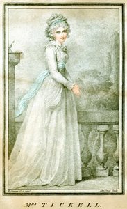 Mevrouw Tickell, c1780-1810 door Richard Cosway