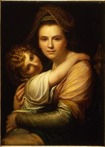 Portret van de vrouw en dochter van de kunstenaar