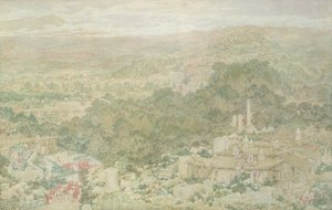 Een uitzicht op de oude stad Tlos in Lycië, 1883 door Richard Dadd