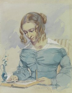 Portret van Maria Elizabeth Dadd, de zus van de kunstenaar