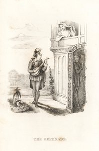 Het skelet van de Dood en de minstreel door Richard Dagley