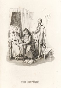 Het skelet van de Dood en de kwakzalver door Richard Dagley