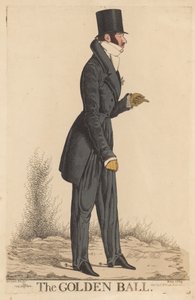 Edward Hughes Ball Hughes; De Gouden Bal door Richard Dighton