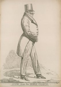 Sir Robert Bolton; Een uitzicht vanaf de Horse Guards door Richard Dighton