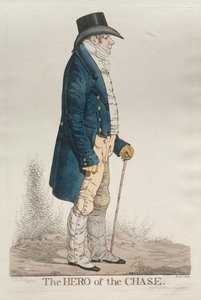 De held van de jacht, 1819 door Richard Dighton