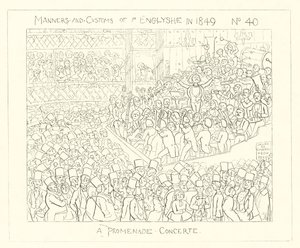 1849, Een Promenade Concert door Richard Doyle