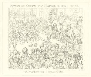 Een huwelijksontbijt door Richard Doyle