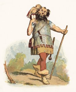 Illustratie voor Jack The Giant Killer door Richard Doyle