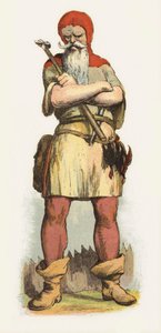 Illustratie voor Jack The Giant Killer door Richard Doyle