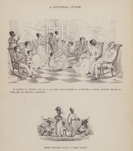 Pagina uit De Amerikaanse Tour van de heren Brown, Jones en Robinson door Richard Doyle