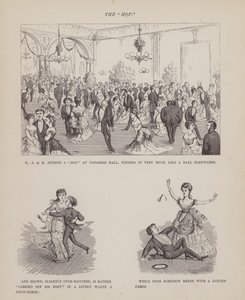 Pagina uit De Amerikaanse Tour van de heren Brown, Jones en Robinson door Richard Doyle